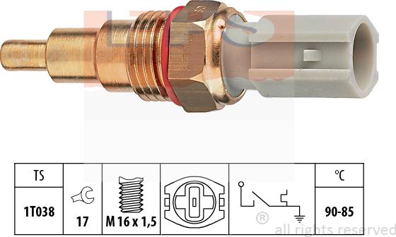 MDR EPS-1850 205 - Термовимикач, вентилятор радіатора / кондиціонера autozip.com.ua