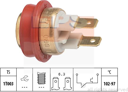 MDR EPS-1850 208 - Термовимикач, вентилятор радіатора / кондиціонера autozip.com.ua