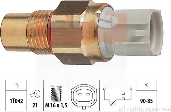 MDR EPS-1850 289 - Термовимикач, вентилятор радіатора / кондиціонера autozip.com.ua