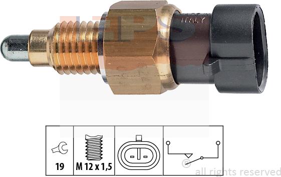 MDR EPS-1860 249 - Датчик, контактний перемикач, фара заднього ходу autozip.com.ua