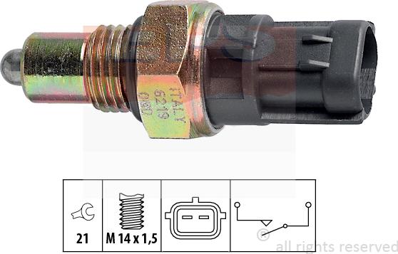 MDR EPS-1860 219 - Датчик, контактний перемикач, фара заднього ходу autozip.com.ua