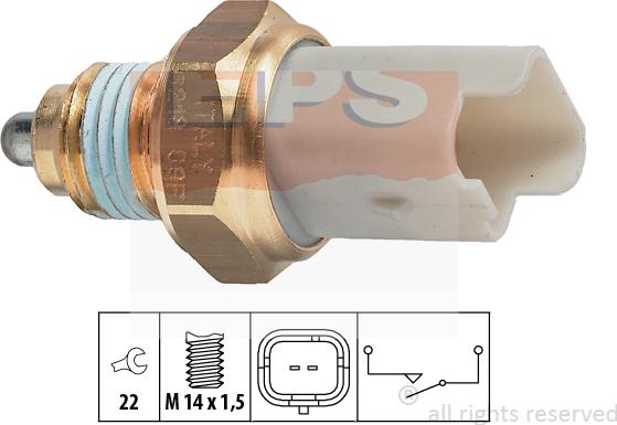 MDR EPS-1860 218 - Датчик, контактний перемикач, фара заднього ходу autozip.com.ua