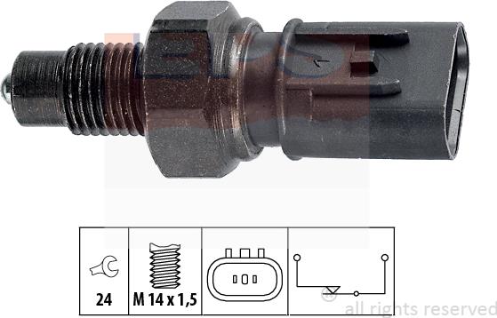 MDR EPS-1860 235 - Датчик, контактний перемикач, фара заднього ходу autozip.com.ua