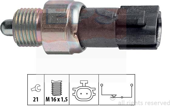 MDR EPS-1860 232 - Датчик, контактний перемикач, фара заднього ходу autozip.com.ua