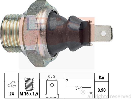 MDR EPS-1800 140 - Датчик, тиск масла autozip.com.ua