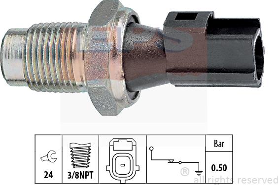 MDR EPS-1800 148 - Датчик, тиск масла autozip.com.ua