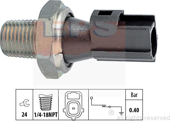 MDR EPS-1800 156 - Датчик, тиск масла autozip.com.ua