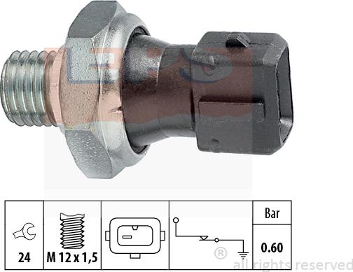 MDR EPS-1800 164 - Датчик, тиск масла autozip.com.ua