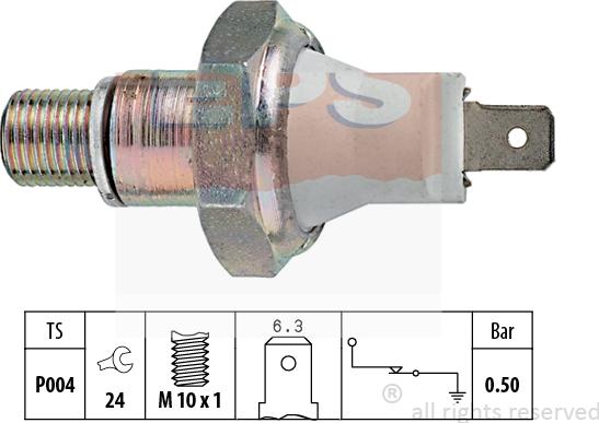 MDR EPS-1800 119 - Датчик, тиск масла autozip.com.ua