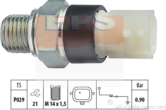 MDR EPS-1800 179 - Датчик, тиск масла autozip.com.ua