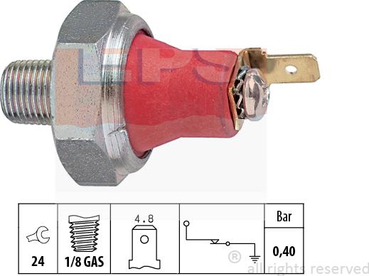 MDR EPS-1800 173 - Датчик, тиск масла autozip.com.ua