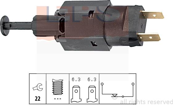 MDR EPS-1810 050 - Вимикач ліхтаря сигналу гальмування autozip.com.ua