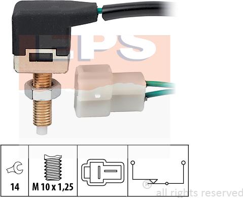 MDR EPS-1810 057 - Вимикач ліхтаря сигналу гальмування autozip.com.ua