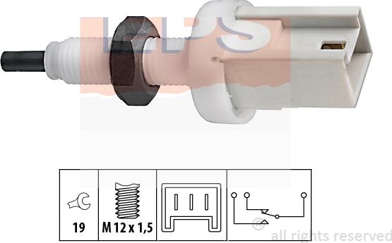 MDR EPS-1810 067 - Вимикач ліхтаря сигналу гальмування autozip.com.ua