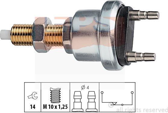 MDR EPS-1810 006 - Вимикач ліхтаря сигналу гальмування autozip.com.ua