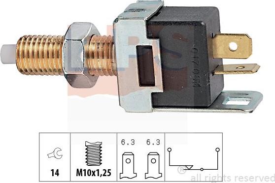 MDR EPS-1810 017 - Вимикач, привід зчеплення (управління двигуном) autozip.com.ua