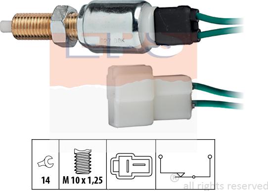 MDR EPS-1810 027 - Вимикач ліхтаря сигналу гальмування autozip.com.ua