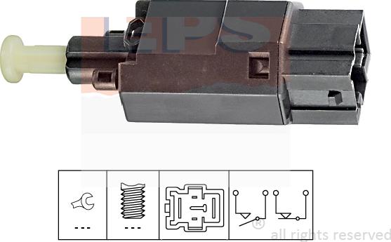 MDR EPS-1810 176 - Вимикач ліхтаря сигналу гальмування autozip.com.ua