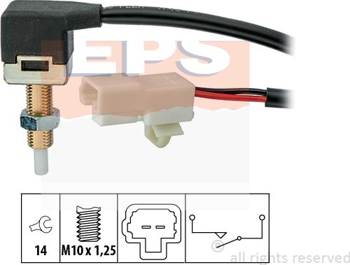MDR EPS-1810 302 - Вимикач, привід зчеплення (управління двигуном) autozip.com.ua