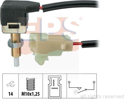 MDR EPS-1810 297 - Вимикач, привід зчеплення (управління двигуном) autozip.com.ua