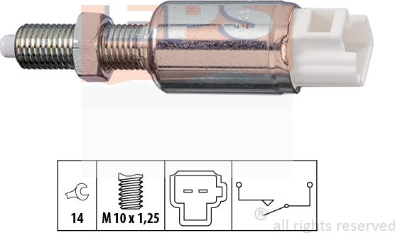 MDR EPS-1810 259 - Вимикач, привід зчеплення (управління двигуном) autozip.com.ua