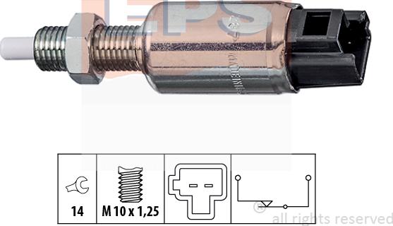 MDR EPS-1810 287 - Вимикач, привід зчеплення (управління двигуном) autozip.com.ua