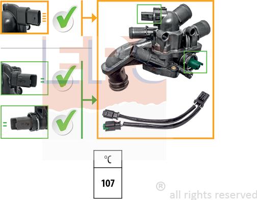 MDR EPS-1880 927K - Термостат, охолоджуюча рідина autozip.com.ua