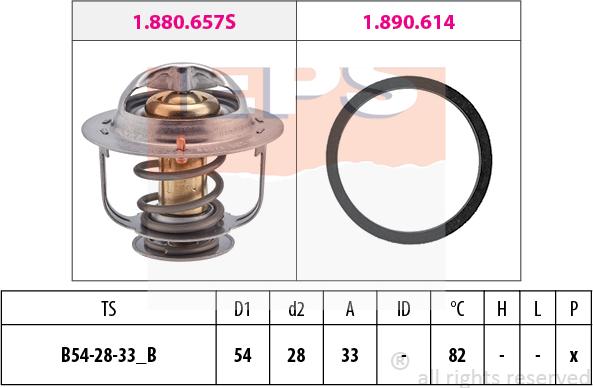 MDR EPS-1880 449 - Термостат, охолоджуюча рідина autozip.com.ua