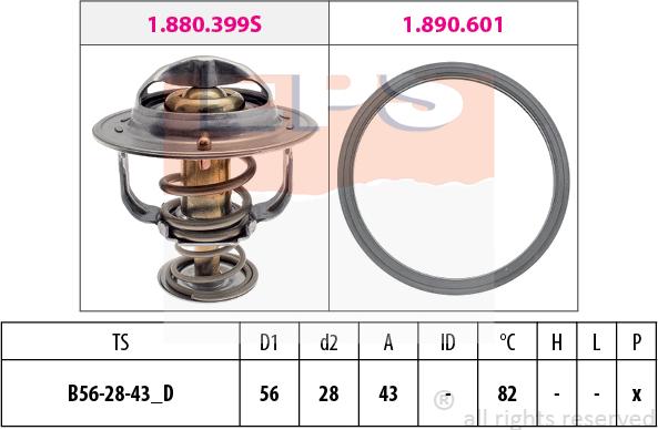 MDR EPS-1880 404 - Термостат, охолоджуюча рідина autozip.com.ua