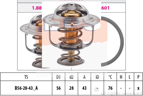 MDR EPS-1880 403S - Термостат, охолоджуюча рідина autozip.com.ua