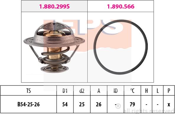 MDR EPS-1880 525 - Термостат, охолоджуюча рідина autozip.com.ua