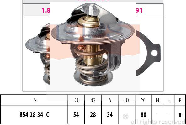 MDR EPS-1880 694S - Термостат, охолоджуюча рідина autozip.com.ua