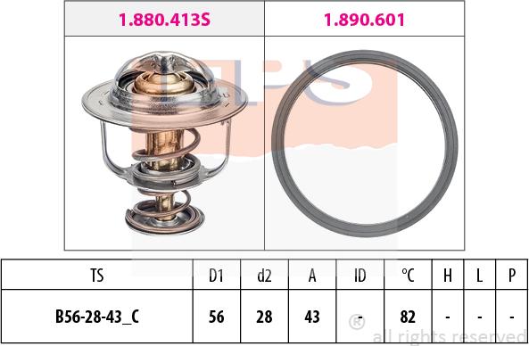 MDR EPS-1880 640 - Термостат, охолоджуюча рідина autozip.com.ua