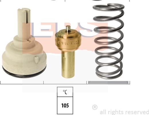 MDR EPS-1880 618S - Термостат, охолоджуюча рідина autozip.com.ua