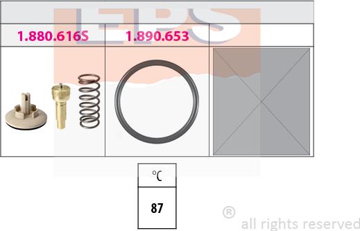 MDR EPS-1880 617 - Термостат, охолоджуюча рідина autozip.com.ua