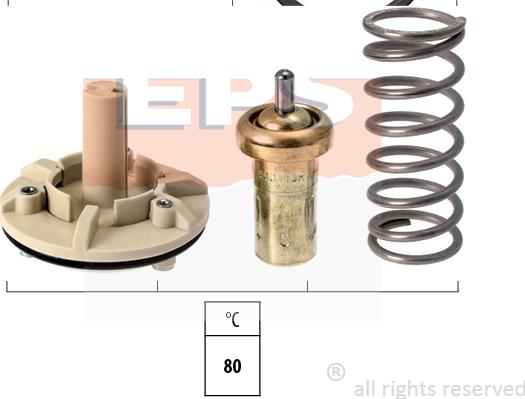 MDR EPS-1880 689S - Термостат, охолоджуюча рідина autozip.com.ua