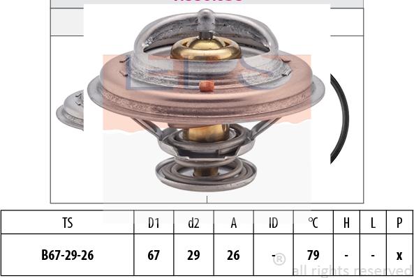 MDR EPS-1880 638S - Термостат, охолоджуюча рідина autozip.com.ua