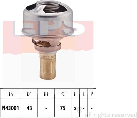 MDR EPS-1880 628 - Термостат, охолоджуюча рідина autozip.com.ua