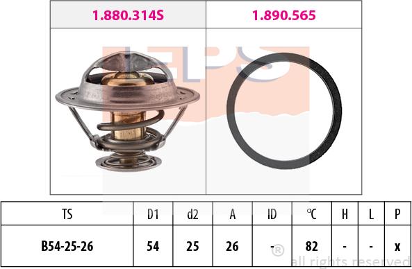 MDR EPS-1880 677 - Термостат, охолоджуюча рідина autozip.com.ua