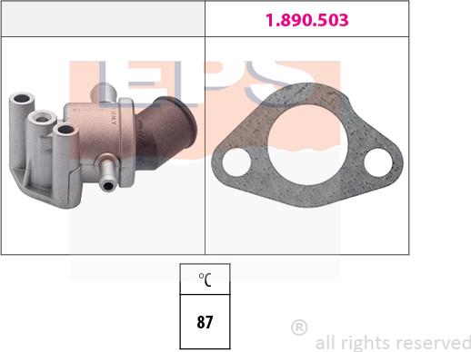 MDR EPS-1880 107 - Термостат, охолоджуюча рідина autozip.com.ua