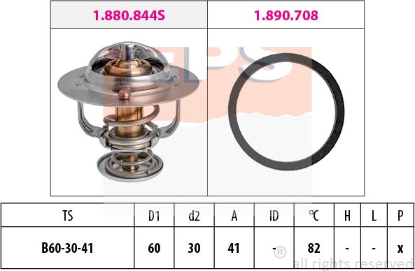 MDR EPS-1880 844 - Термостат, охолоджуюча рідина autozip.com.ua