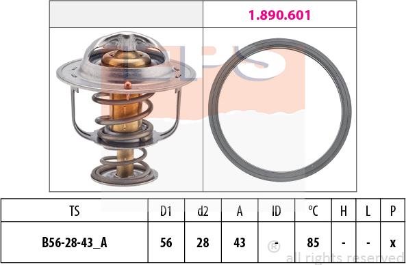 MDR EPS-1880 398 - Термостат, охолоджуюча рідина autozip.com.ua