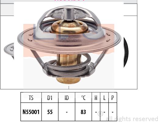 MDR EPS-1880 304S - Термостат, охолоджуюча рідина autozip.com.ua