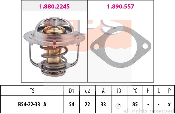 MDR EPS-1880 335 - Термостат, охолоджуюча рідина autozip.com.ua