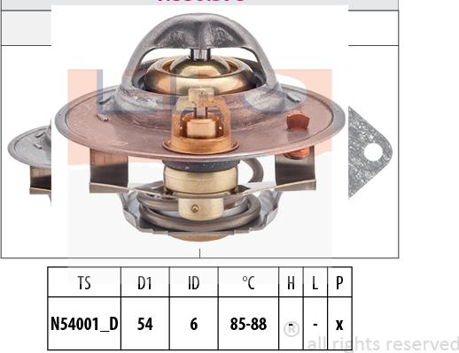 MDR EPS-1880 378S - Термостат, охолоджуюча рідина autozip.com.ua