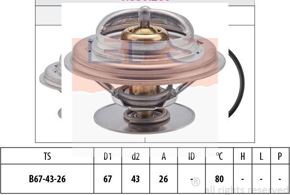 MDR EPS-1880 260S - Термостат, охолоджуюча рідина autozip.com.ua