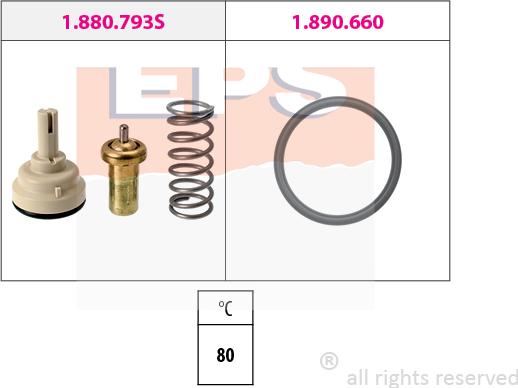 MDR EPS-1880 793 - Термостат, охолоджуюча рідина autozip.com.ua