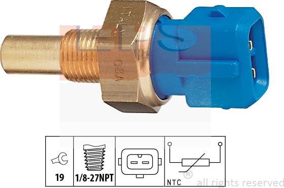 MDR EPS-1830 156 - Датчик, температура охолоджуючої рідини autozip.com.ua