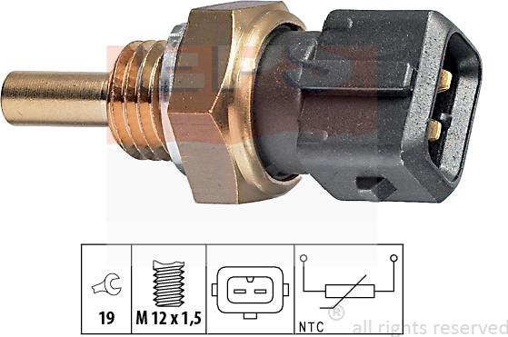 MDR EPS-1830 157 - Датчик, температура охолоджуючої рідини autozip.com.ua