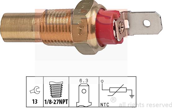 MDR EPS-1830 115 - Датчик, температура охолоджуючої рідини autozip.com.ua